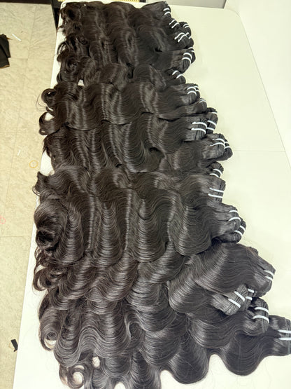 Body wave bundles One donor single donor bundles only pick young girl hair unprocessed hair