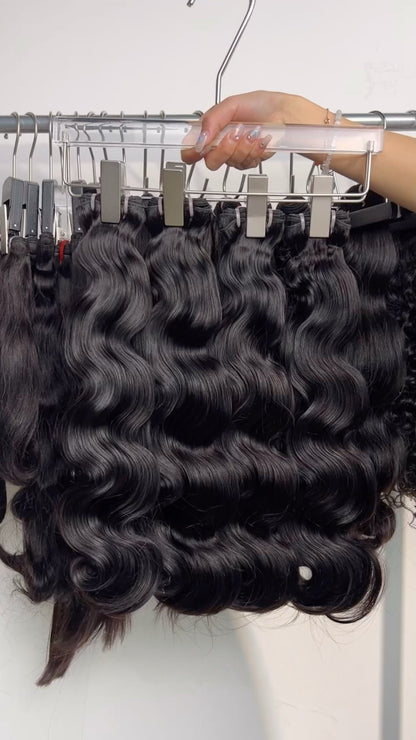Body wave bundles One donor single donor bundles only pick young girl hair unprocessed hair