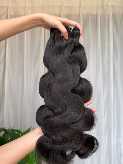 Body wave bundles One donor single donor bundles only pick young girl hair unprocessed hair