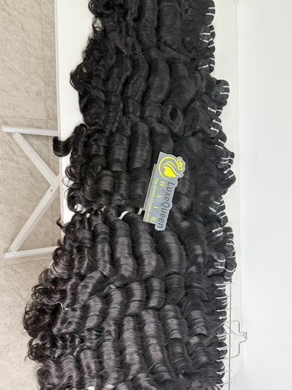 Natural wave bundles One donor single donor bundles only pick young girl hair unprocessed hair