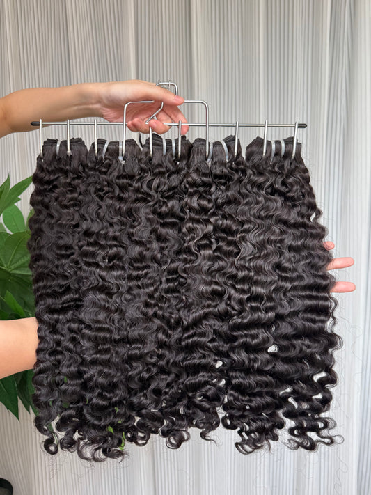 Burmese Curly Bundle One Donor Single Bundle Only Pick Young Girl Hair Unprocessed Hair