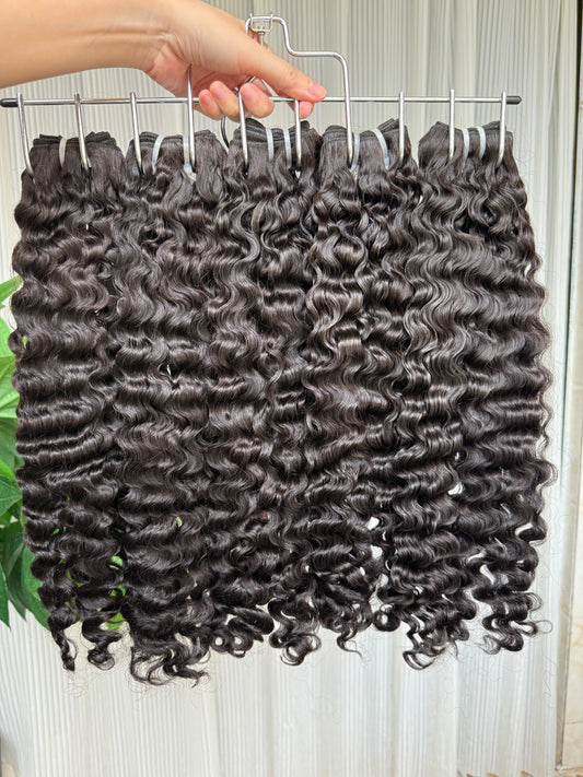 Burmese Curly Bundle One Donor Single Bundle Only Pick Young Girl Hair Unprocessed Hair