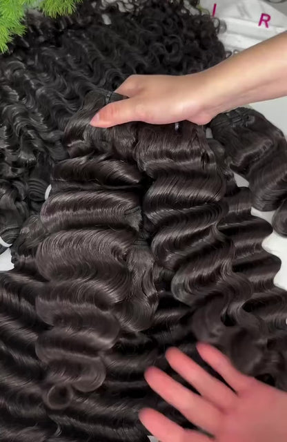 Loose Deepwavee Bundle One Donor Single Bundle Only Pick Young Girl Hair Unprocessed Hair