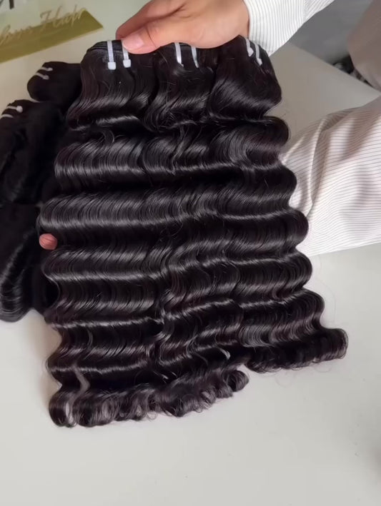 Loose Deepwavee Bundle One Donor Single Bundle Only Pick Young Girl Hair Unprocessed Hair