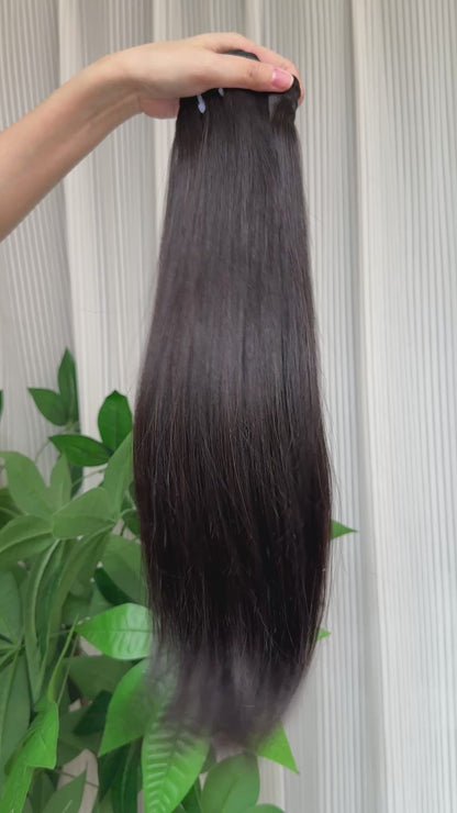 Straight Bundle One Donor Single Bundle Only Pick Young Girl Hair Unprocessed Hair