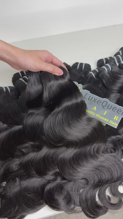 Body wave bundles One donor single donor bundles only pick young girl hair unprocessed hair