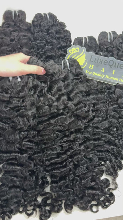 Burmese Curly Bundle One Donor Single Bundle Only Pick Young Girl Hair Unprocessed Hair