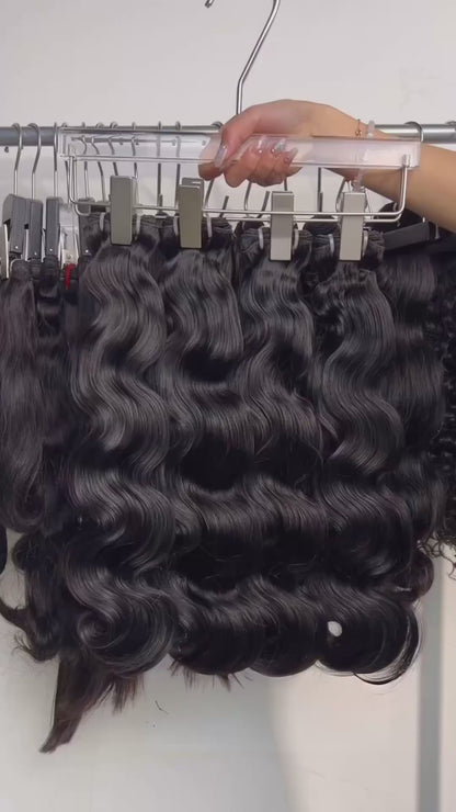 Body wave bundles One donor single donor bundles only pick young girl hair unprocessed hair